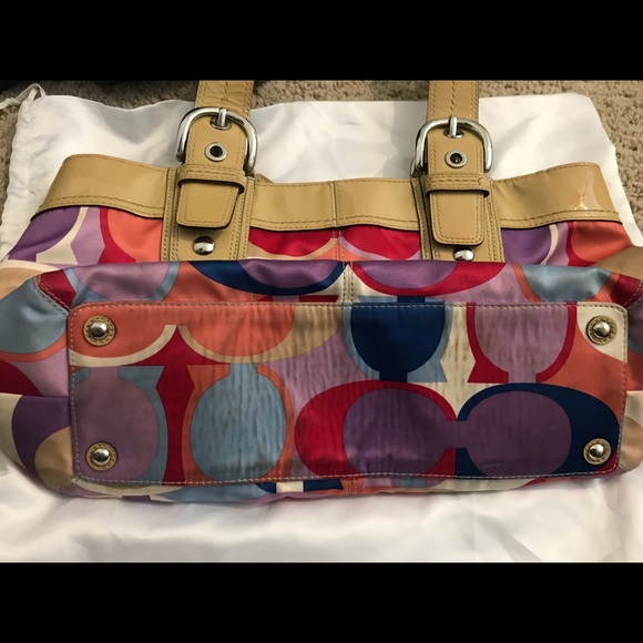 Colorful Coach Purse - Picture 5 of 7